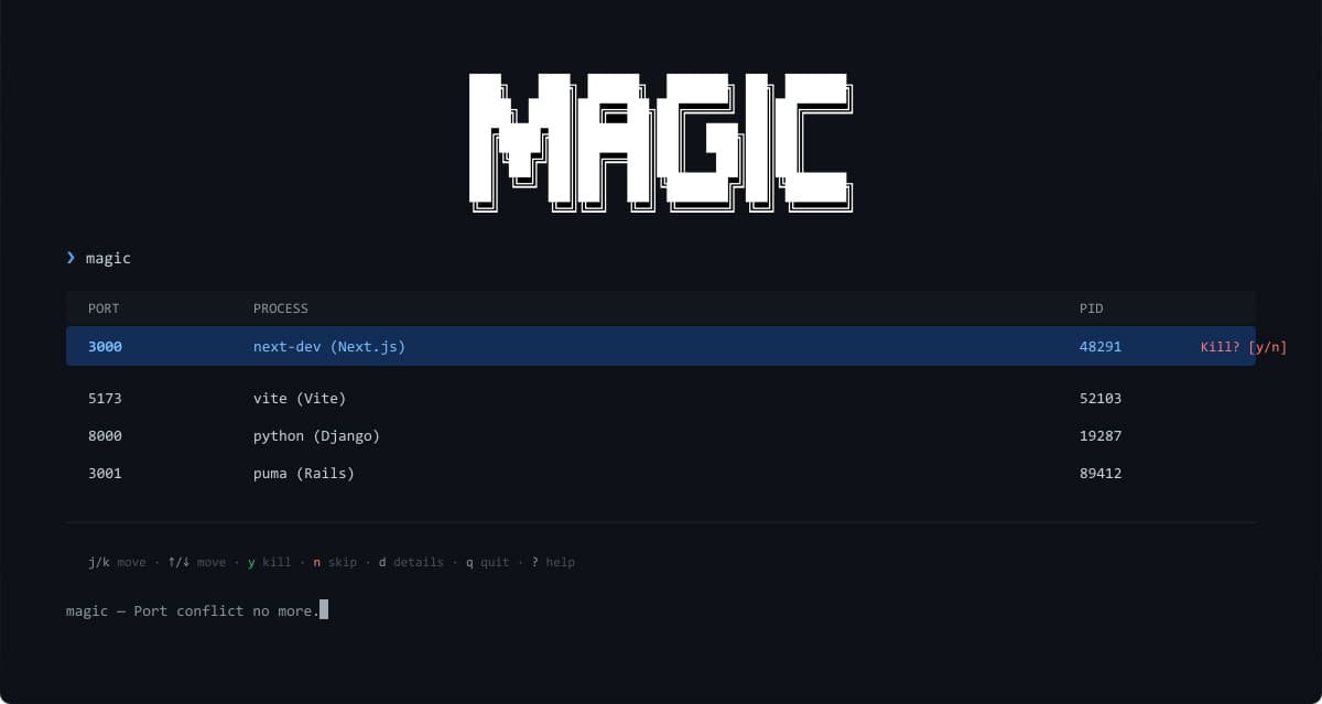 Magic Port Killer